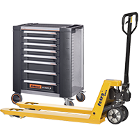 Roller cabinets and transport systems