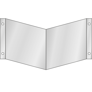 Protruding wall sign