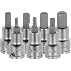 Screwdriver bits, sets