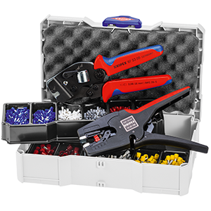 Cable processing tools, sets