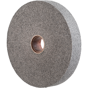 Fleece compact discs for bench grinders